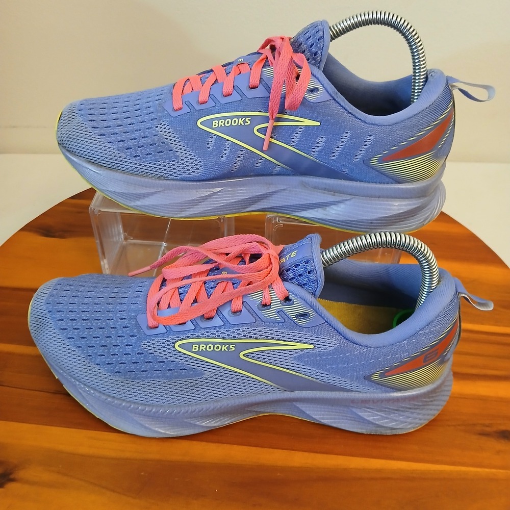 Brooks Levitate 6 Women 8.5 Blue Running Shoes Sneakers 1203831B557